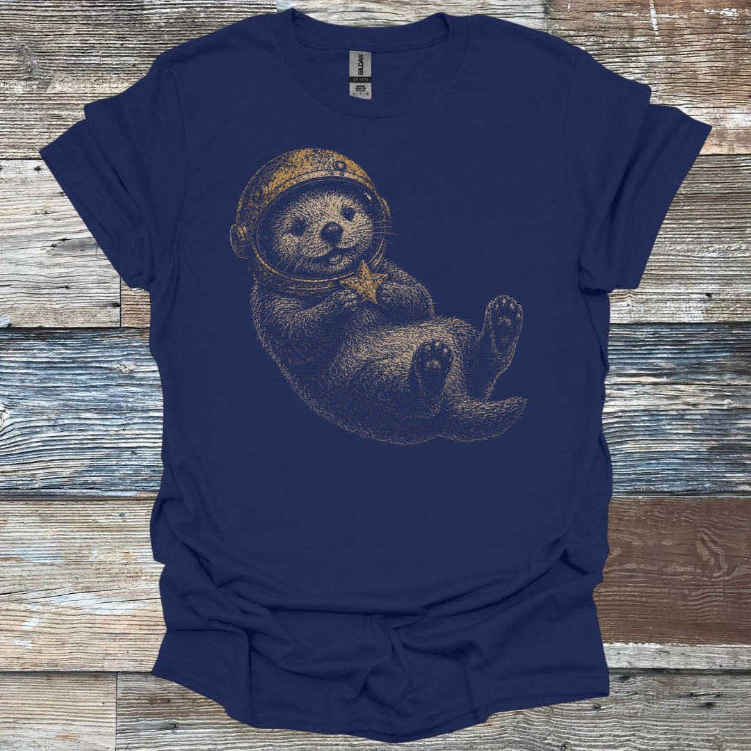 Astronaut Otter T-Shirt