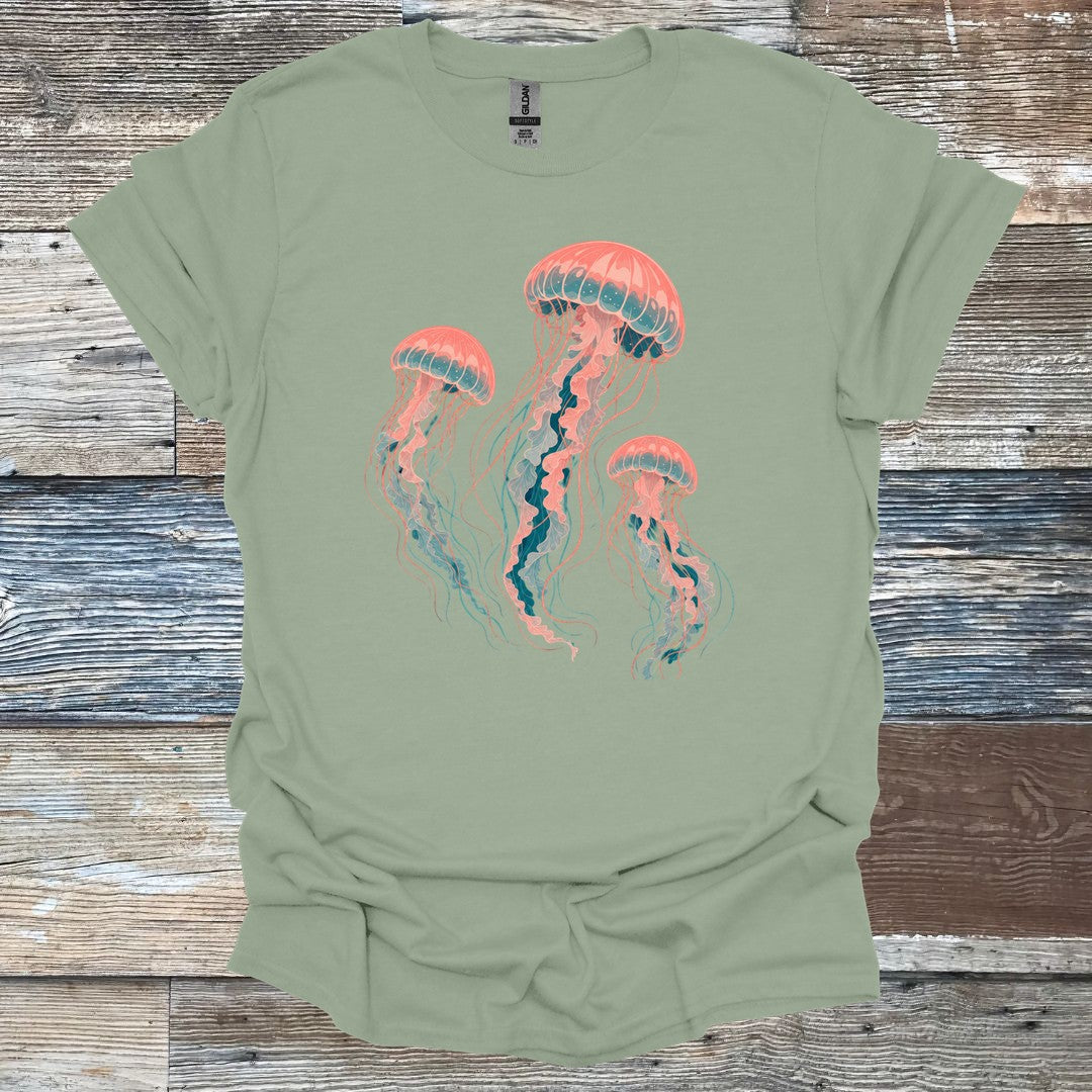 Coral Tide Jellyfish T-Shirt