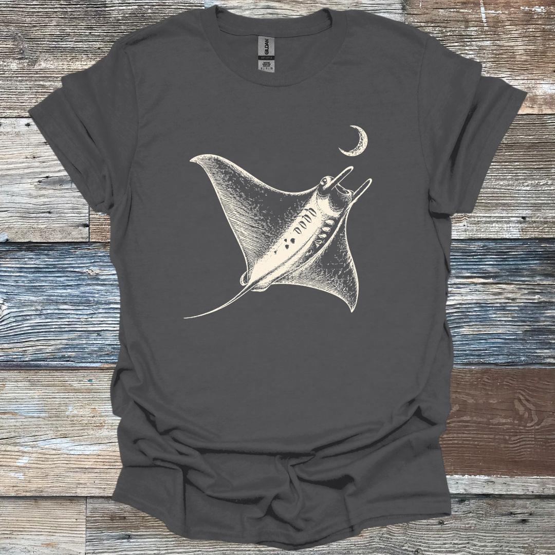Moonlit Manta Ray T-Shirt