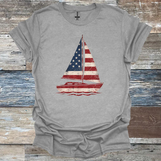 Patriot Sailboat T-Shirt