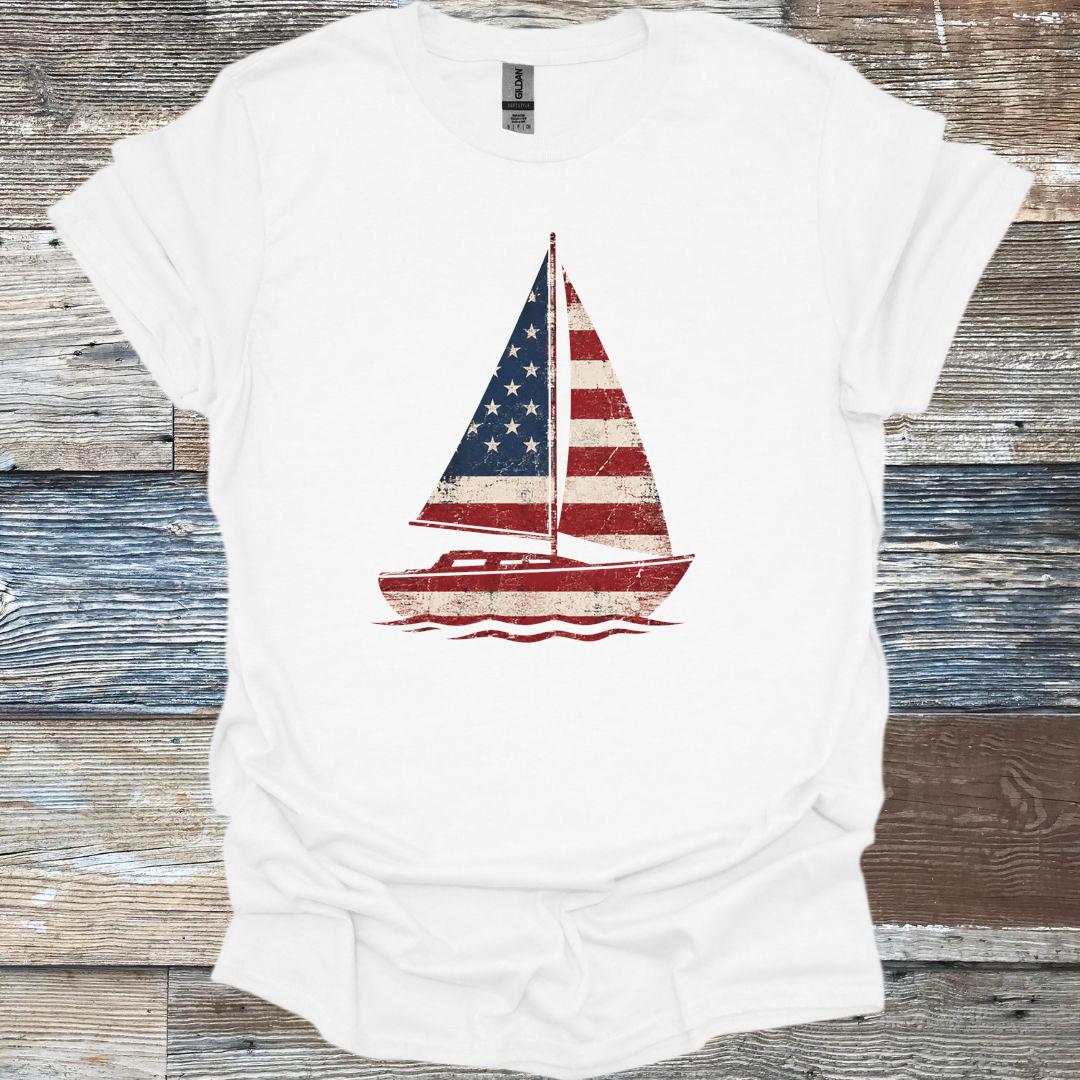 Patriot Sailboat T-Shirt