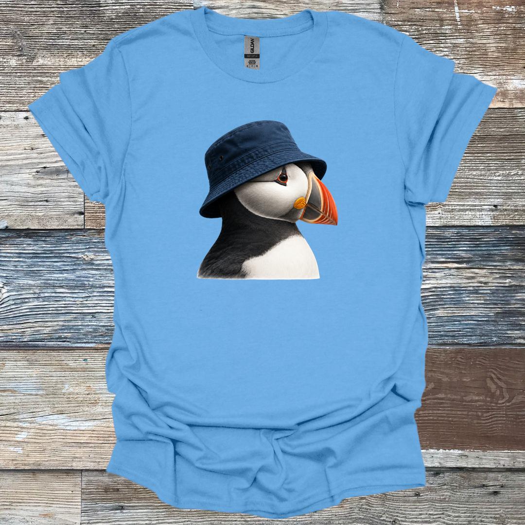 Puffin In A Bucket Hat T-Shirt