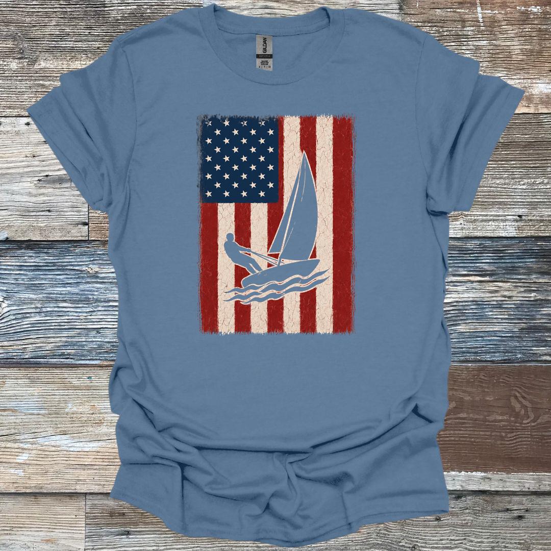 Stars & Stripes Windsurfer T-Shirt
