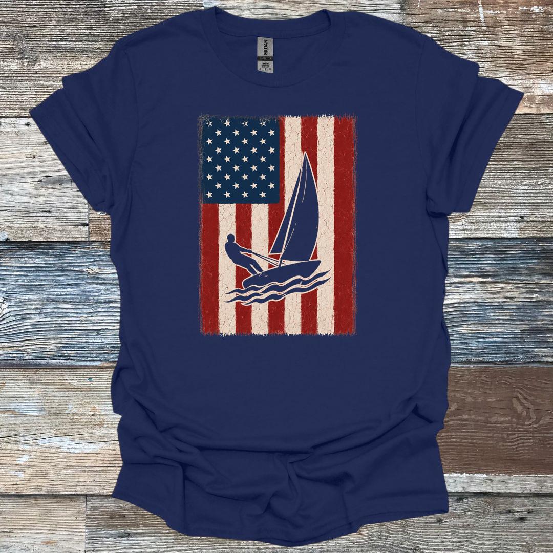 Stars & Stripes Windsurfer T-Shirt