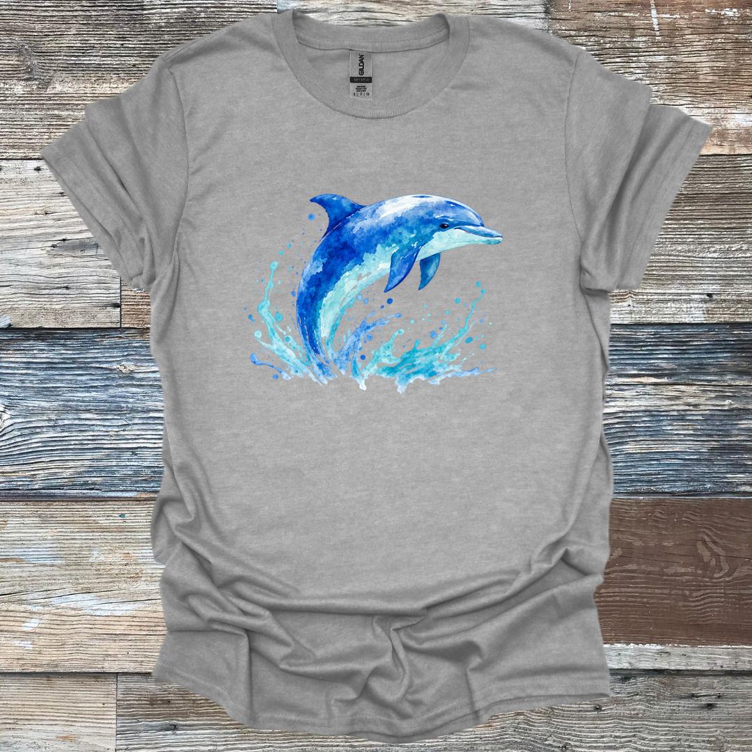 Watercolor Dolphin T-Shirt