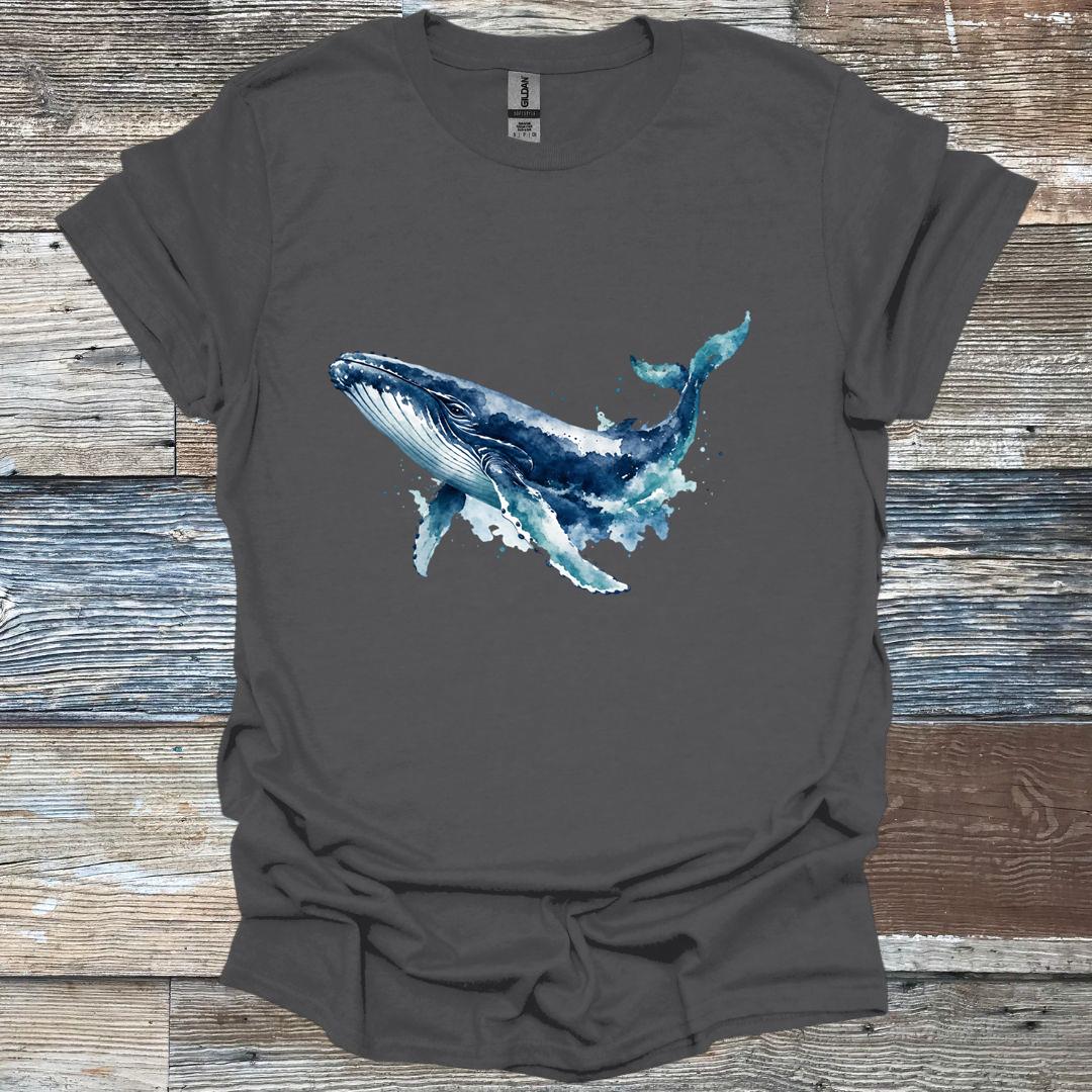 Watercolor Humpback Whale T-Shirt