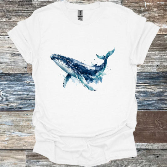 Watercolor Humpback Whale T-Shirt